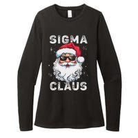 Sigma Claus Santa Funny Christmas Rizz Male The Rizzler Meme Womens CVC Long Sleeve Shirt