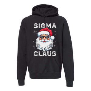 Sigma Claus Santa Funny Christmas Rizz Male The Rizzler Meme Premium Hoodie