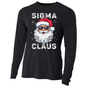 Sigma Claus Santa Funny Christmas Rizz Male The Rizzler Meme Cooling Performance Long Sleeve Crew