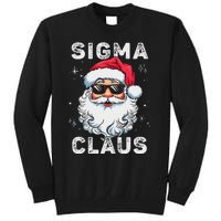 Sigma Claus Santa Funny Christmas Rizz Male The Rizzler Meme Tall Sweatshirt