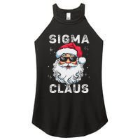 Sigma Claus Santa Funny Christmas Rizz Male The Rizzler Meme Women's Perfect Tri Rocker Tank