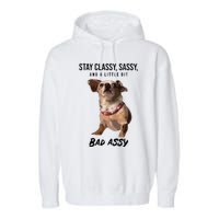 Stay Classy Garment-Dyed Fleece Hoodie