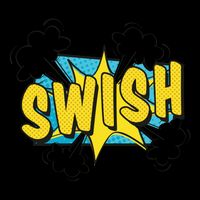 Swish Comic Zip Tote Bag