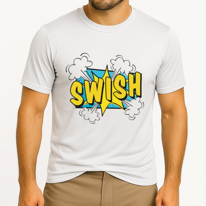 Swish Comic Cooling Performance Crew T-Shirt
