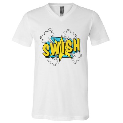 Swish Comic V-Neck T-Shirt