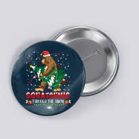 Sasquatch Christmas Squatching Bigfoot Santa Xmas Tree Light Button