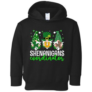 Shenanigans Coordinator St Patricks Day Gnomes Green Proud Toddler Hoodie