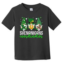 Shenanigans Coordinator St Patricks Day Gnomes Green Proud Toddler T-Shirt