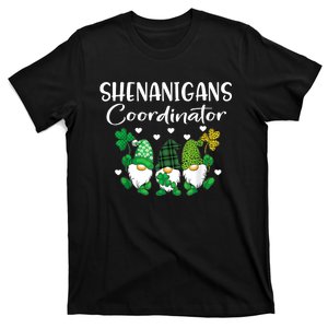 Shenanigans Coordinator St Patricks Day Gnomes Green Proud T-Shirt