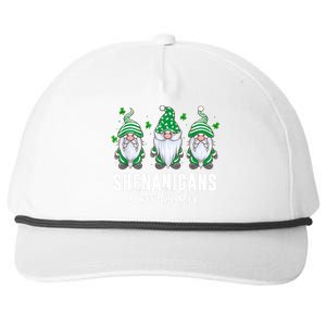 Shenanigans Coordinator St Patricks Day Gnomes Snapback Five-Panel Rope Hat