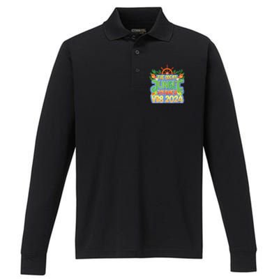 Summer Camp Performance Long Sleeve Polo