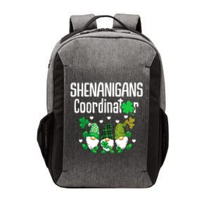 Shenanigans Coordinator St Patricks Day Gnomes Green Proud Vector Backpack