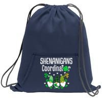 Shenanigans Coordinator St Patricks Day Gnomes Green Proud Sweatshirt Cinch Pack Bag