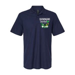 Shenanigans Coordinator St Patricks Day Gnomes Green Proud Softstyle Adult Sport Polo