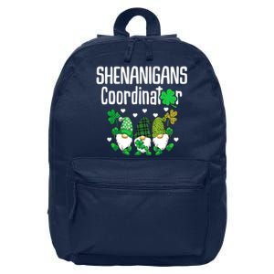 Shenanigans Coordinator St Patricks Day Gnomes Green Proud 16 in Basic Backpack