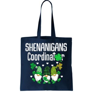 Shenanigans Coordinator St Patricks Day Gnomes Green Proud Tote Bag