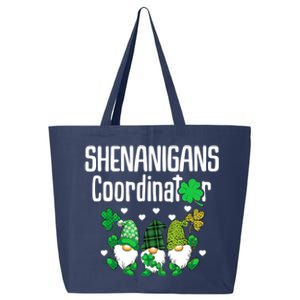 Shenanigans Coordinator St Patricks Day Gnomes Green Proud 25L Jumbo Tote