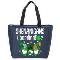 Shenanigans Coordinator St Patricks Day Gnomes Green Proud Zip Tote Bag