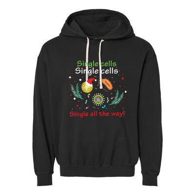 Single Cells Single Cells Science Biology Christmas Garment-Dyed Fleece Hoodie