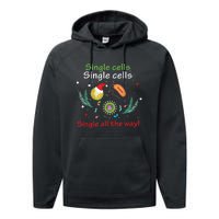 Single Cells Single Cells Science Biology Christmas Performance Fleece Hoodie