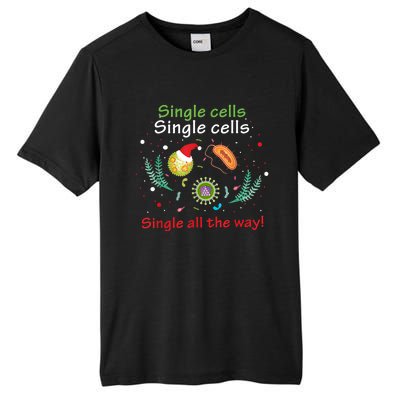 Single Cells Single Cells Science Biology Christmas Tall Fusion ChromaSoft Performance T-Shirt