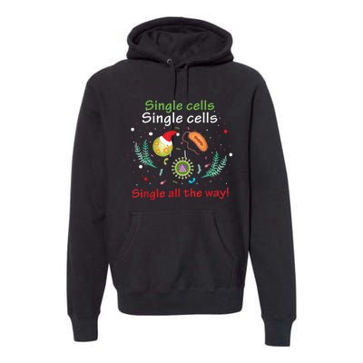 Single Cells Single Cells Science Biology Christmas Premium Hoodie