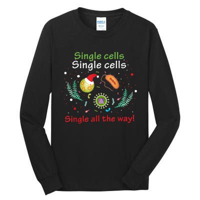 Single Cells Single Cells Science Biology Christmas Tall Long Sleeve T-Shirt