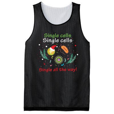 Single Cells Single Cells Science Biology Christmas Mesh Reversible Basketball Jersey Tank