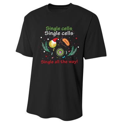 Single Cells Single Cells Science Biology Christmas Performance Sprint T-Shirt