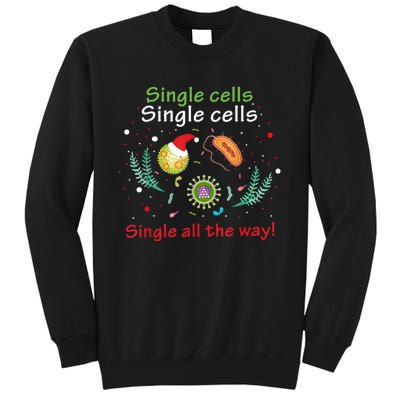 Single Cells Single Cells Science Biology Christmas Tall Sweatshirt