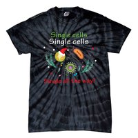 Single Cells Single Cells Science Biology Christmas Tie-Dye T-Shirt