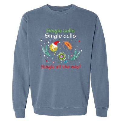 Single Cells Single Cells Science Biology Christmas Garment-Dyed Sweatshirt