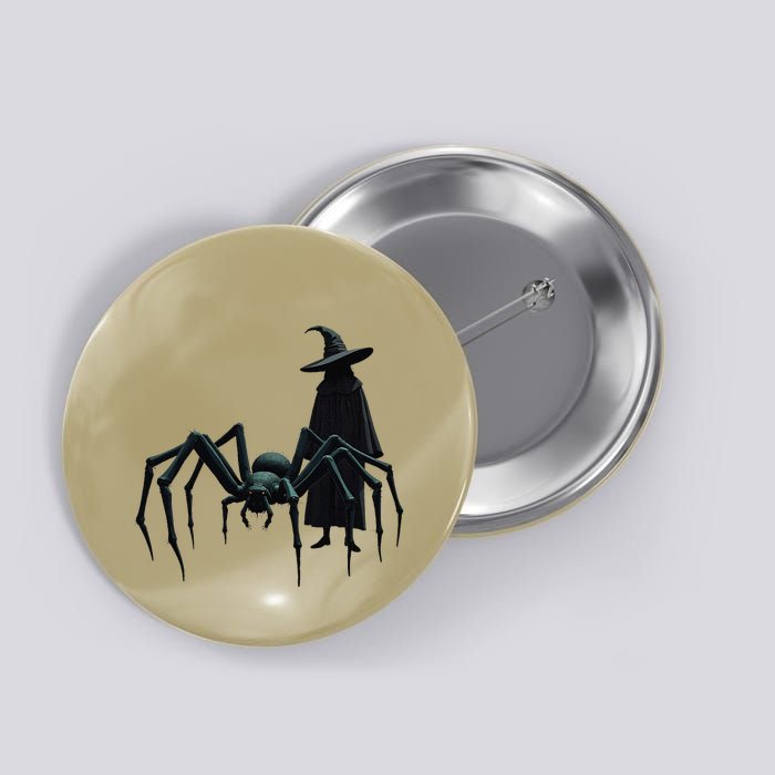 Shape Changing Spider Witches Button