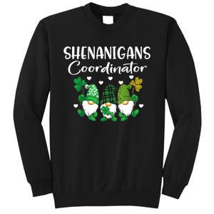 Shenanigans Coordinator St Patricks Day Gnomes Green Proud Sweatshirt