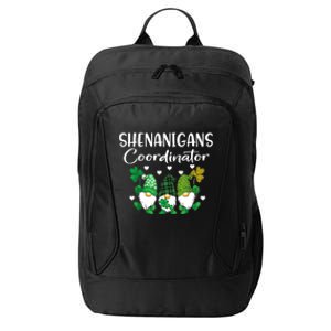 Shenanigans Coordinator St Patricks Day Gnomes Green Proud City Backpack