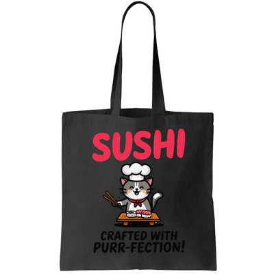 Sushi Cat  Sushi Roll Japanese Food Preppy Cat Bag