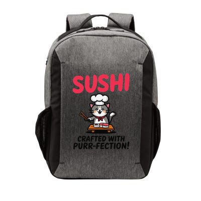 Sushi Cat  Sushi Roll Japanese Food Preppy Cat Vector Backpack