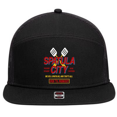 Spatula City 7 Panel Mesh Trucker Snapback Hat