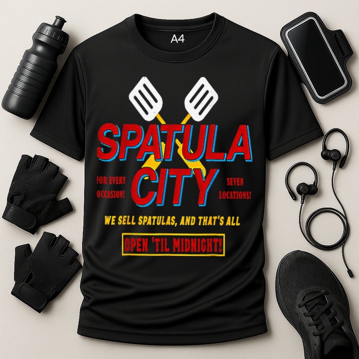 Spatula City Cooling Performance Crew T-Shirt