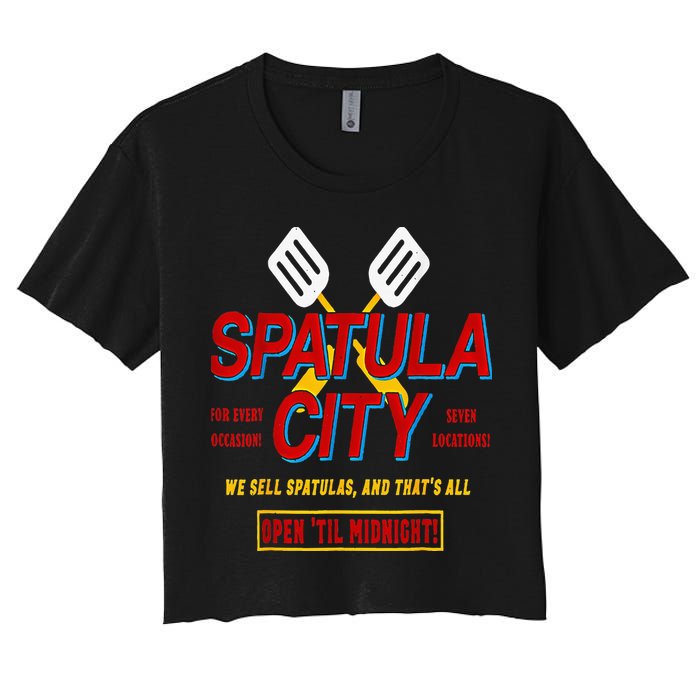 Spatula City Women's Crop Top Tee