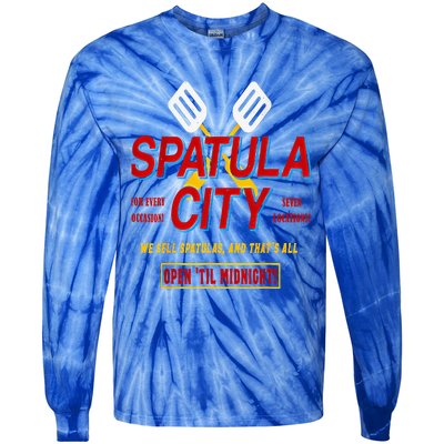 Spatula City Tie-Dye Long Sleeve Shirt