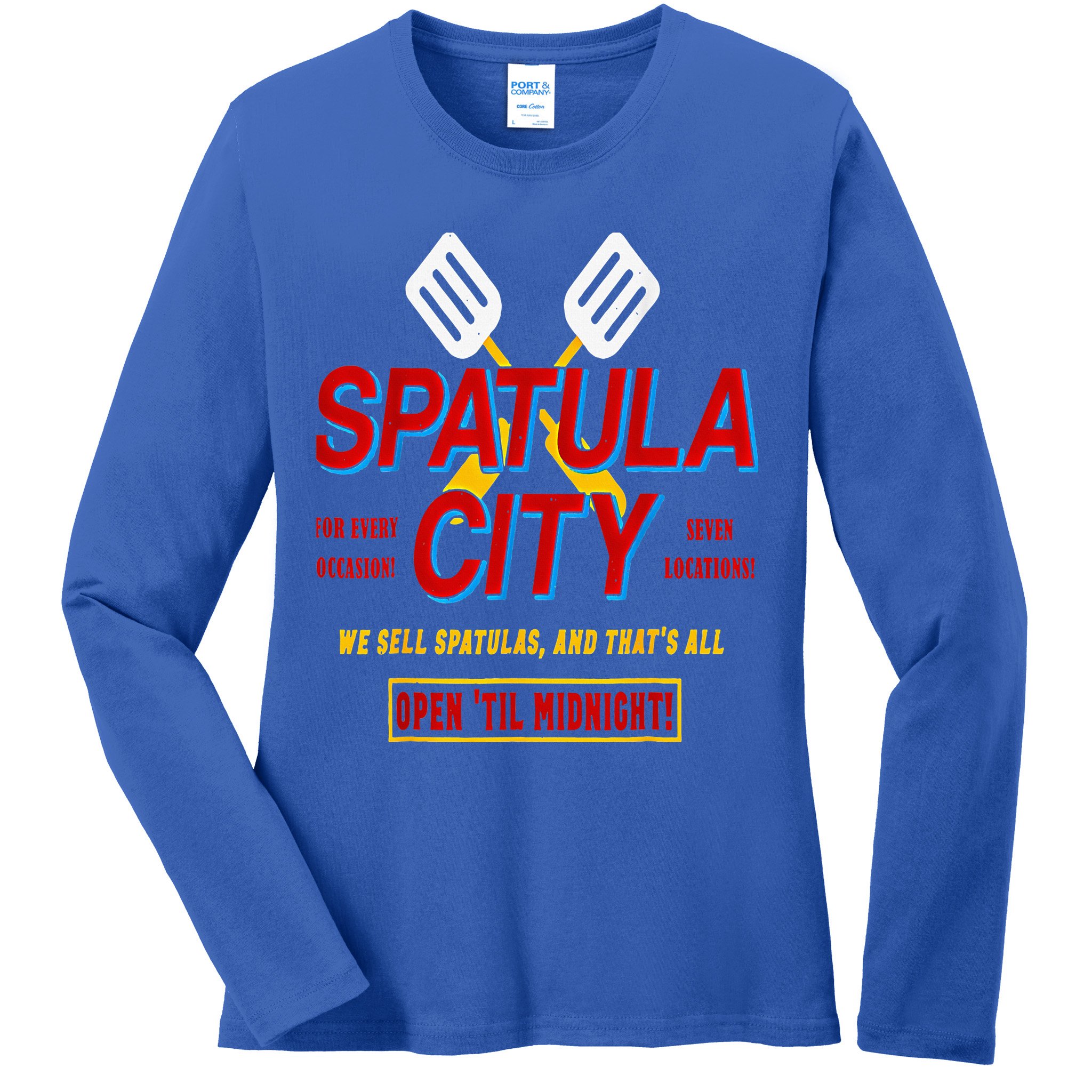 Spatula City Ladies Long Sleeve Shirt