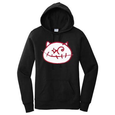 Smiling Cat Women's Pullover Hoodie