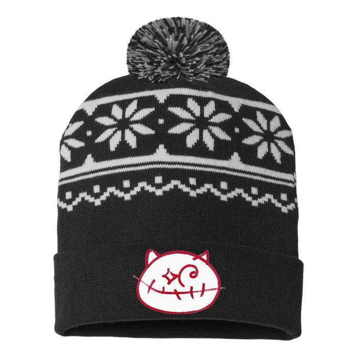 Smiling Cat USA-Made Snowflake Beanie