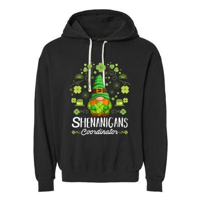 Shenanigans Coordinator, St Patricks Day Shirt Sweatshirt Garment-Dyed Fleece Hoodie