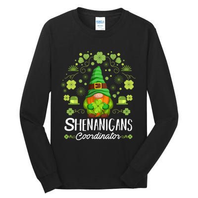 Shenanigans Coordinator, St Patricks Day Shirt Sweatshirt Tall Long Sleeve T-Shirt