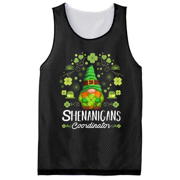 Shenanigans Coordinator, St Patricks Day Shirt Sweatshirt Mesh Reversible Basketball Jersey Tank