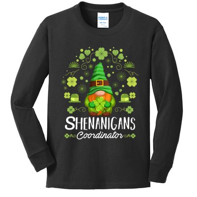 Shenanigans Coordinator, St Patricks Day Shirt Sweatshirt Kids Long Sleeve Shirt