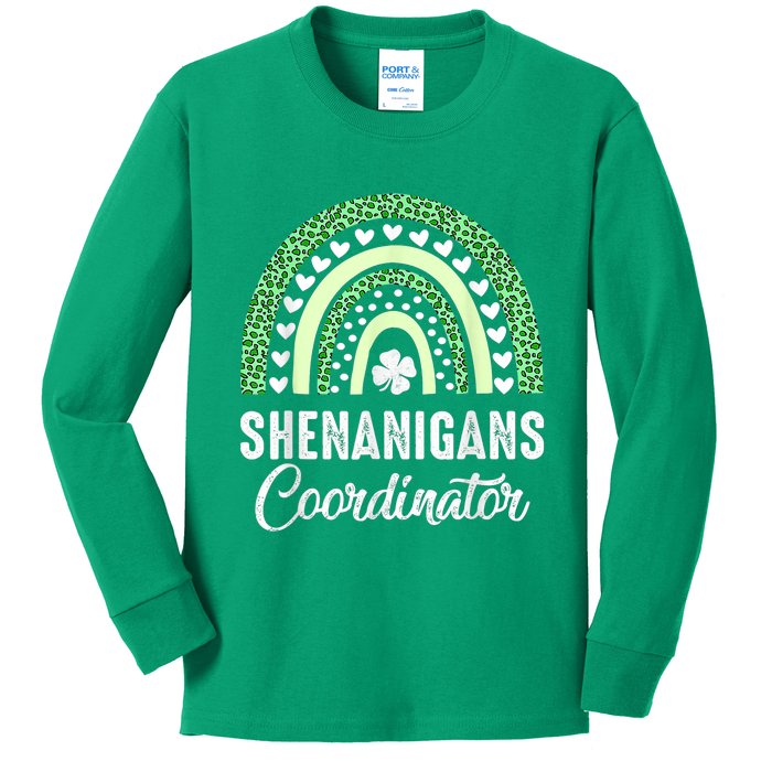 Shenanigans Coordinator St Patricks Day Outfit For Women Men Kids Long Sleeve Shirt