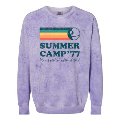 Summer Camp77 Colorblast Crewneck Sweatshirt